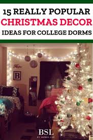 15 Extremely Cute Dorm Christmas Decorations To Copy This Year By Sophia Lee Christmas Dorm Decorations Dorm Room Christmas Decorations Christmas Decorations Bedroom
