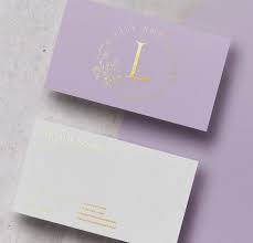 We have low prices on business card printing. Purple Card Design And Print Gold Foil Minimal Business Card Etsy In 2021 Foil Business Cards Gold Business Card Floral Business Cards