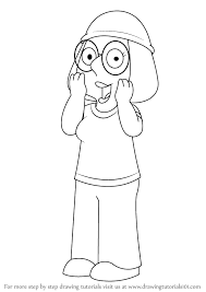 See step 1 for more. Learn How To Draw Meg Griffin From Family Guy Family Guy Step By Step Drawing Tutorials