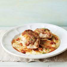 Braised Chicken With Polenta