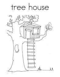 You can likely spot a craftsman hom. Treehouse Coloring Page For Kids Color Luna