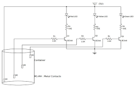 Simple Water Level Indicator With Alarm 3 Tested Circuits Circuit Simple Circuit Circuit Design