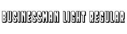 Adobe garamond pro semibold italicdownload font. Businessman Light Regular Font Ffonts Net