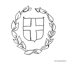 Color online with this game to color tales and legends coloring pages and you will be able to share and to create your own gallery online. Greek Shield Coloring Page Coloringcrew Com