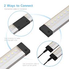 Eshine 6 Panels 7 Inch Compact Size Led Dimmable Under Cabinet Lighting Kit Hand Wave Activated Touchless Dimming Control Cool White 6000k Walmart Com Walmart Com