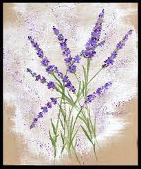 How To Paint Lavender Flowers With Any Kind Of Watercolor On Normal Paper Lovesummerart Watercolor Flowers Lavendar Painting Acrylic Painting Flowers