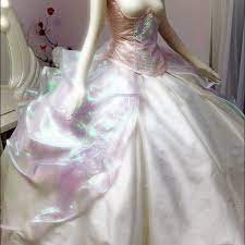 Holographic Wedding Dress Yes Yes Yes To This Dress Wedding Dresses Whimsical Wedding Dress Inspiration Dresses