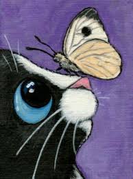 Ask Ayrimcilik Tanimaz Cizimler Tuval Sanati Black Cat Sanat