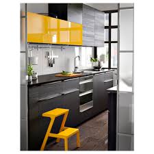 Tingsryd 2 P Door F Corner Base Cabinet Set Wood Effect Black Ikea Modern Kitchen Furniture Kitchen Room Design Modern Yellow Kitchen Cabinets