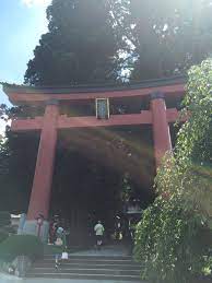 Torii Gate To Sengen Jinja In Kawaguchiko Torii Gate Shinto Jinja