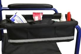We also offer leg straps and chest straps Wheelchair Armrest Pocket Bag Small Accessory Bag