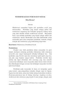 Masyarakat dikatakan mengalami perubahan sosial apabila terjadi. Http Ejournal Radenintan Ac Id Index Php Tapis Article Download 1529 1269
