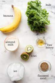 Kiwi And Kale Smoothie Recipe Kale Smoothie Kale Smoothie Recipes Smoothie Recipes