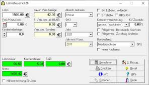 Darüber hinaus gilt eine grundsätzliche pflicht. Lohnsteuer Fur Windows 3 26 Download Computer Bild