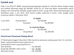 Jika diketahui ternyata ada seorang debitur pailit sehingga tidak dapat membayar utangnya sebesar rp 5.000.000,00 (piutang ini harus dihapuskan). Piutang Dagang Dan Piutang Wesel Ppt Download