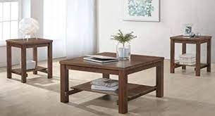 You do not have to have end tables that match. Danube Home Sonia Coffee And End Table Set Walnut 80 X 80 X 45 Cm 45 X 45 X 55 Cm Buy Online At Best Price In Uae Amazon Ae
