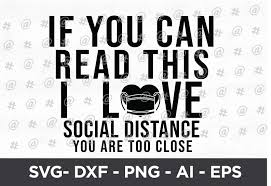 Download I Love Social Distance Graphic By Spoonyprint Creative Fabrica PSD Mockup Templates