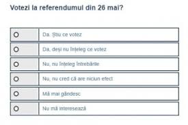 Sondaj Vei Vota La Referendumul Din 26 Mai Hotnews Mobile