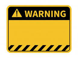 Premium Vector Blank Warning Sign Warning Signs Graffiti Alphabet Graffiti Lettering