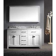 Maybe you would like to learn more about one of these? Reviews For Virtu Usa Caroline 60 In W Bath Vanity Cabinet Only In White Md2060 Cab Wh The Home Depot