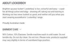 Aussiebum Lockerboy Underwear In Navy S Next30 Mens