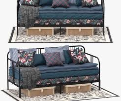 Pin By Valentina On Guest Room Fyresdal Daybed In Living Room Guest Bedroom Office
