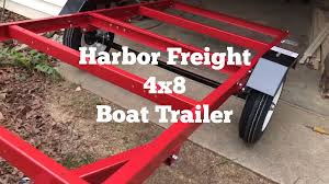 My phone oblem was with the lights and wheels. Harbor Freight 4x8 Trailer Boat Trailer Jeff Furr