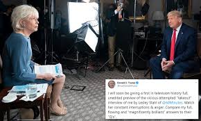 I had full search capability on cbs all access site and found the episode in few seconds. Us Election 2020 Trump Says He Ll Release Full 60 Minutes Interview Daily Mail Online