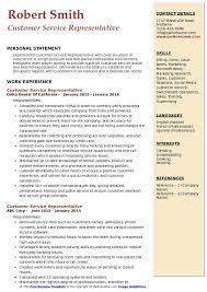 Check spelling or type a new query. Customer Service Representative Resume Samples Qwikresume