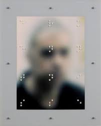 Louise Bourgeoise. Fotografie, Hinterglasmalerei 50×40 cm, 2003