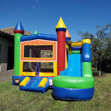 You might be able to play in it for a small price if you are at a facility that has a bounce house. Bounce House Party Rental In Saint Cloud