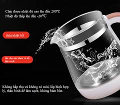Ấm thủy tinh đun nước đa năng Royfaster 398 - Pha trà, sắc thuốc, đun –  Hàng Nhập Khẩu 365