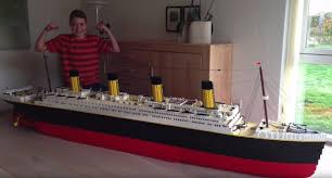 titanic lego set recreation is amazing