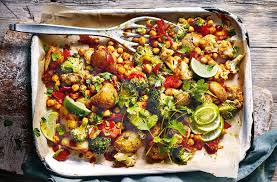 Aloo Gobi Traybake Dinner Ideas For Two Tesco Real Food Recipe In 2020 Vegan Recipes Healthy Vegetarian Recipes Easy Vegetarian