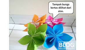 Ya, saya tahu saya mempercepatkan kertas itu, tetapi jika. Cara Mudah Membuat Bunga Dari Kertas Origami Blog Mas Hendra
