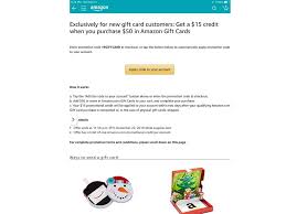 Amazon gift cards are of 2 types: Amazon Gift Card Promo Get A 15 Credit Phroogal