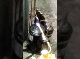 Nak servis aircond rumah sendiri ? Cara Menukar Compressor Kong Youtube