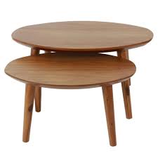 Decor Therapy 2 Piece Pecan Nesting Coffee Table Set In 2020 Decor Therapy Nesting Coffee Tables Nesting Tables