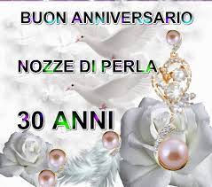 Nozze di velluto 30 anni : Auguri Anniversario Matrimonio 30 Anni