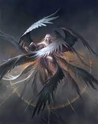 Worm The Simurgh Angel Art Dark Fantasy Art Fantasy Artwork