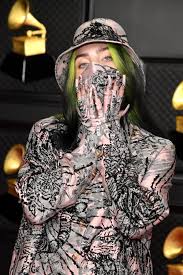 Billie eilish has revealed her thigh tattoo for the. Billie Eilish Matched Her Nails To Her 2021 Grammys Outfit Popsugar Beauty Uk