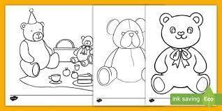 Check spelling or type a new query. New Teddy Bear S Picnic Colouring Pages Teacher Made