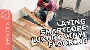 Smartcore Flooring Installation Nestrs Youtube