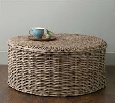 Vanities, coffee tables, nightstands & dining tables. Rattan 39 Round Coffee Table Pottery Barn