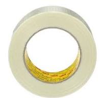 Scotch Bi-Directional Filament Tape 8959, Clear, 50 mm x 50 m, 5.7 mil,, 18  Rolls/Case, Individually Wrapped Conveniently Packaged