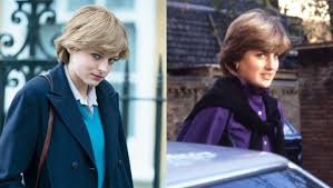 Emma corrin as princess diana on the crown. Emma Corrin As Princess Diana Looks Identical To Royal In The Crown Hollywood Life