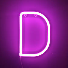 Neon Letter D Pink Neon Letter Lights Wallpaper Iphone Neon Lettering