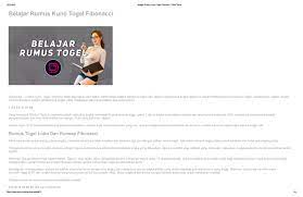 Rumus Kuno Togel Fibonacci By Alvarezchelsea45 Issuu