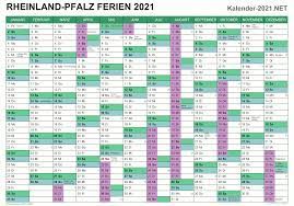 Die pfingstferien bw 2021 bzw. Ferien Rheinland Pfalz 2021 Ferienkalender Ubersicht