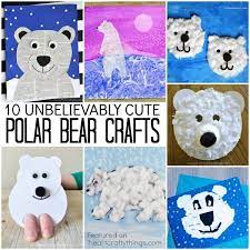 Polar bear craft for preschoolers: Unbelievably Cute Polar Bear Crafts I Heart Crafty Things